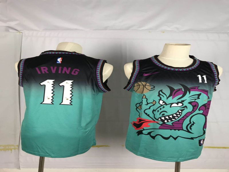 Men Brooklyn Nets 11 Irving Green Game Nike NBA Jerseys